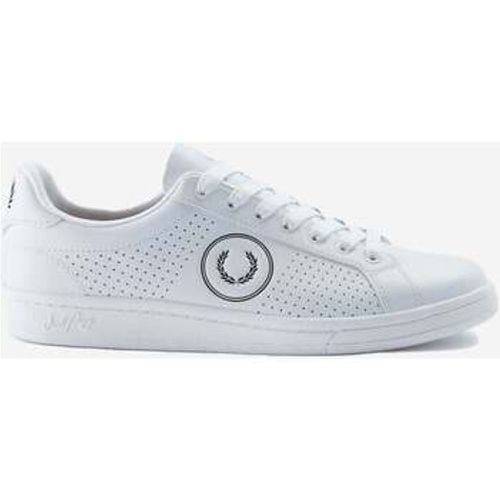 Sneaker B721 perf leather branded - white black - Fred Perry - Modalova