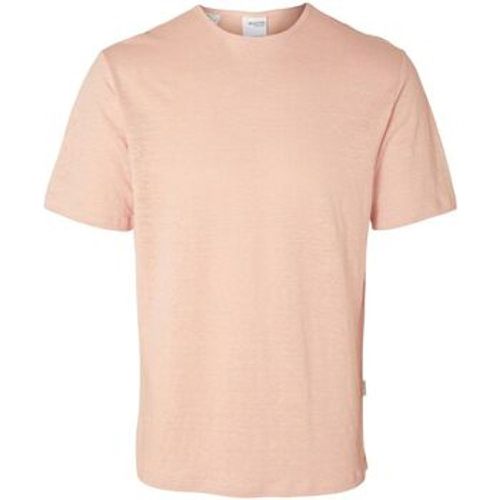 T-Shirts & Poloshirts 16089504 BETH LINEN SS-CAMEO ROSE - Selected - Modalova