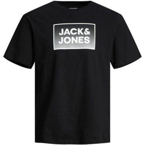 T-Shirts & Poloshirts 12249331 STEEL-BLACK - jack & jones - Modalova