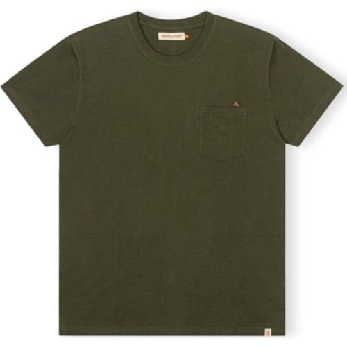 T-Shirts & Poloshirts T-Shirt Regular 1341 BOR - Army - Revolution - Modalova
