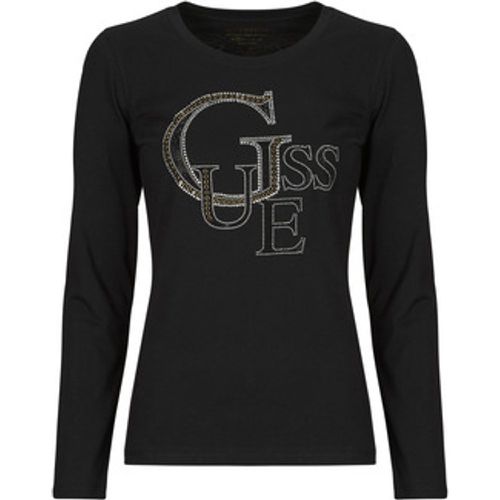 Langarmshirt LS RN STUDDED LOGO TEE - Guess - Modalova