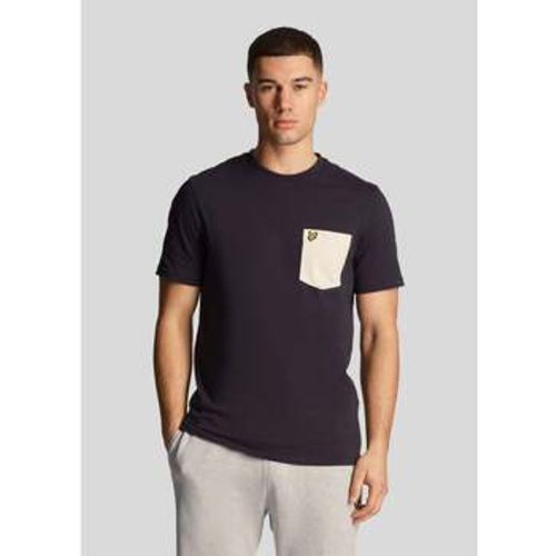 T-Shirts & Poloshirts Contrast pocket t-shirt - dark navy cove - Lyle & Scott - Modalova