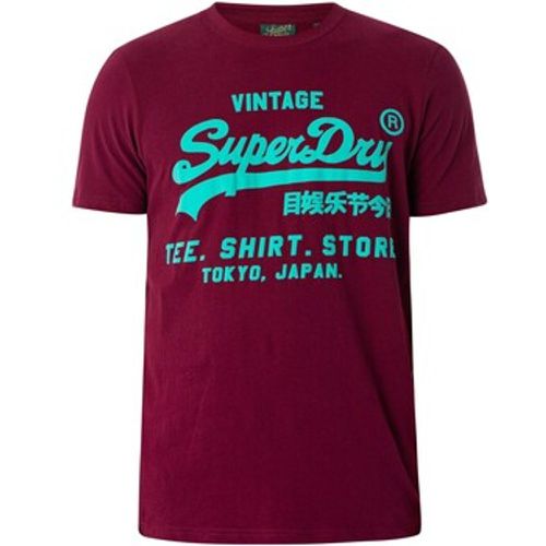 T-Shirt Neonfarbenes Vintage-Logo-T-Shirt - Superdry - Modalova