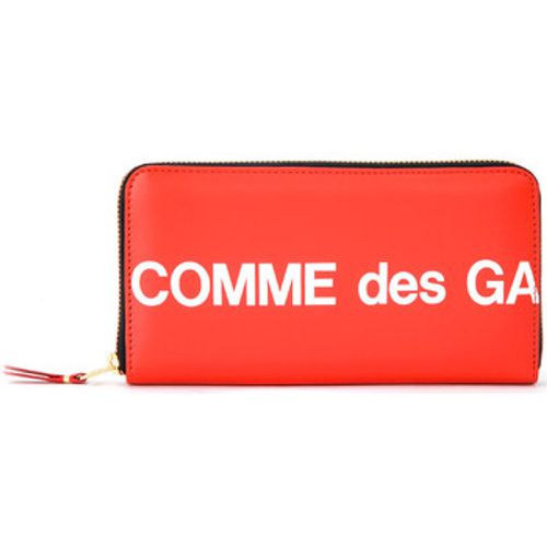 Geldbeutel Brieftasche Comme Des Garçons Wallet Huge Logo aus rotem - Comme des Garcons - Modalova