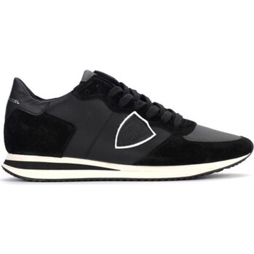 Sneaker Sneaker Tropez X aus schwarzem Leder und - Philippe Model - Modalova