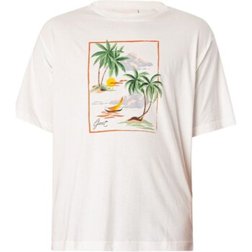 T-Shirt Hawaii Bedrucktes Grafik-T-Shirt - Gant - Modalova