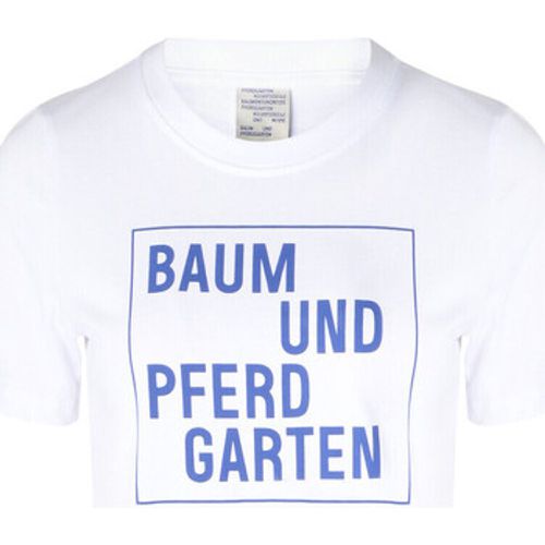 T-Shirts & Poloshirts T-Shirt weiß mit blauem Aufdruck - BAUM UND PFERDGARTEN - Modalova