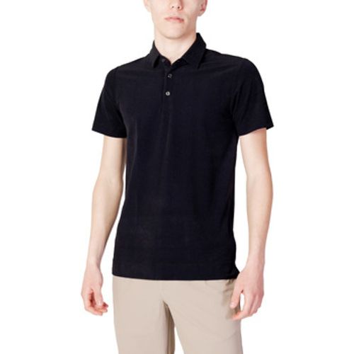 Poloshirt BALDO SPONGE TECK TINTA UNITA PLS01049U - Suns - Modalova