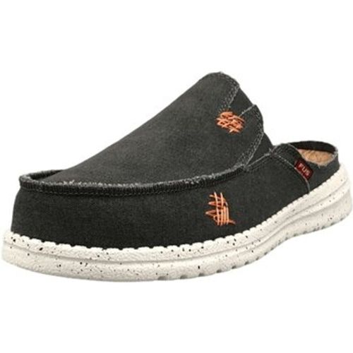 Herrenschuhe Slipper JIM-WASHED CANVAS-BLACK - Step by Step - Modalova