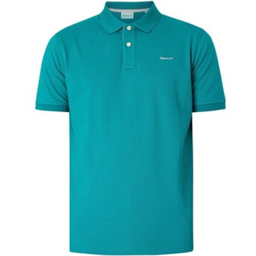 Poloshirt Regular-Kontrast-Piqué-Rugger-Poloshirt - Gant - Modalova