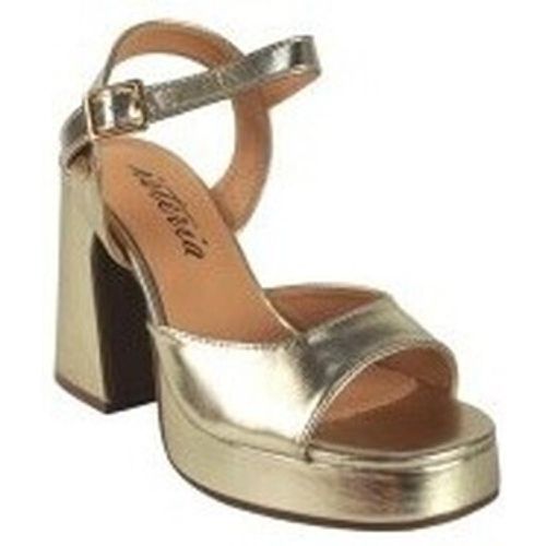 Schuhe Damen Sandale 24048 Gold - Isteria - Modalova