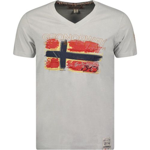 T-Shirt SW1561HGN-LIGHT GREY - Geo Norway - Modalova