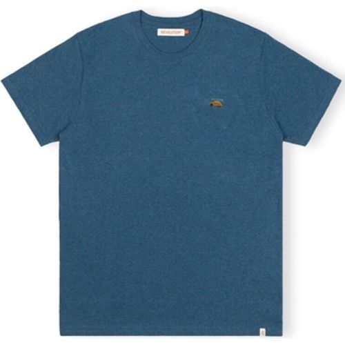 T-Shirts & Poloshirts T-Shirt Regular 1284 2CV - Dustblue - Revolution - Modalova