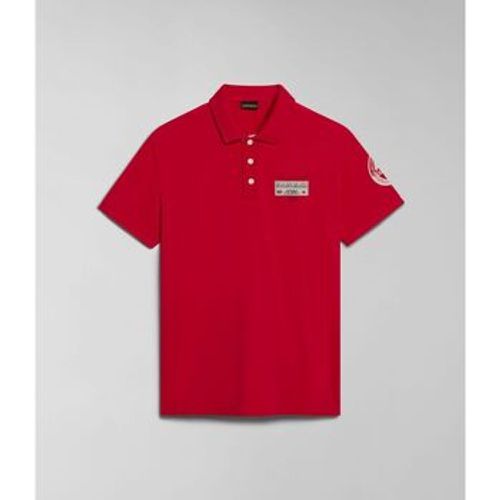 T-Shirts & Poloshirts E-AMUNDSEN NP0A4H6A-R251 RED BARBERRY - Napapijri - Modalova