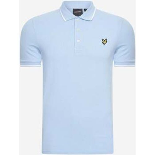 T-Shirts & Poloshirts Poloshirt mit Streifen – hellblau weiß - Lyle & Scott - Modalova