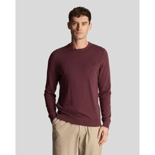 Pullover KN821TON CREW NECK-Z562 BURGUNDY - Lyle & Scott - Modalova