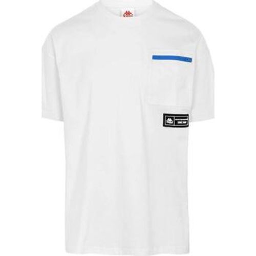 T-Shirt T-shirt Uomo 381d3uw_authentic_tech_bianco - Kappa - Modalova