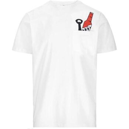 T-Shirt T-shirt Uomo 381j18w_authentic_bredy_bianco - Kappa - Modalova