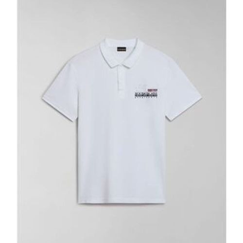 T-Shirts & Poloshirts E-COLVILLE NP0A4HPX-002 BRIGHT WHITE - Napapijri - Modalova