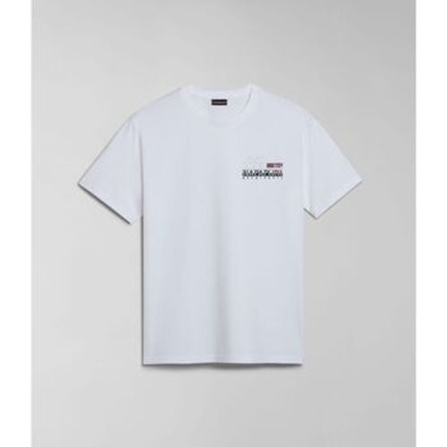 T-Shirts & Poloshirts S-COLVILLE NP0A4HS5-002 BRIGHT WHITE - Napapijri - Modalova
