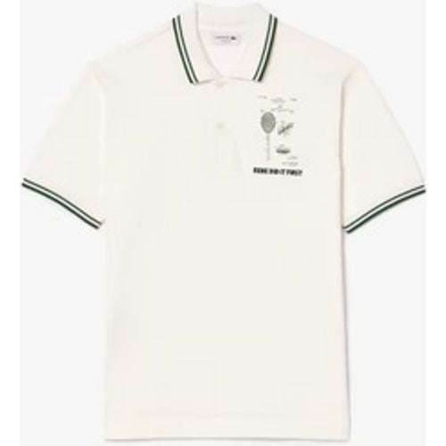 T-Shirts & Poloshirts SHORT SLEEVED RIBBED COLLAR - Lacoste - Modalova