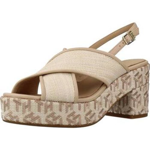 Sandalen TH RAFFIA MID HEEL SANDA - Tommy Hilfiger - Modalova