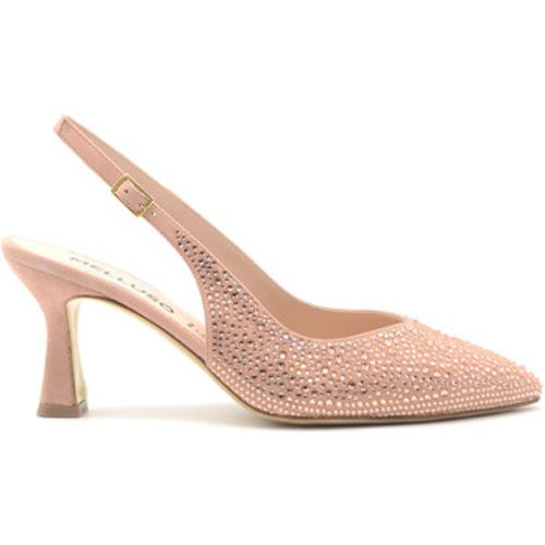 Pumps slingback elegante con strass - Melluso - Modalova