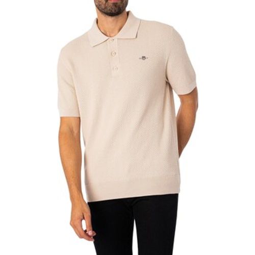 Poloshirt Strukturiertes Poloshirt aus Baumwolle - Gant - Modalova