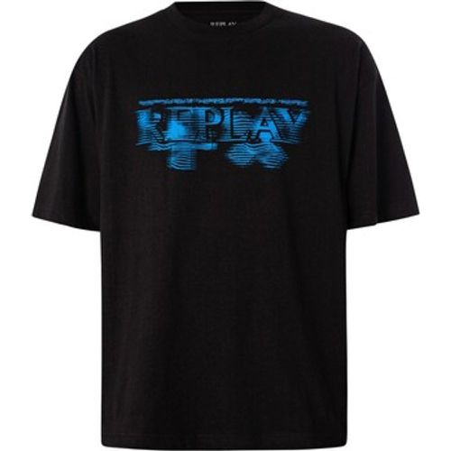 Replay T-Shirt Logo Grafik T-Shirt - Replay - Modalova