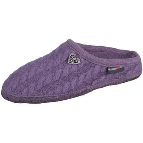 Hausschuhe Walktoffel Herzerl 613123 5 aubergine Wolle 613123 5 - Haflinger - Modalova