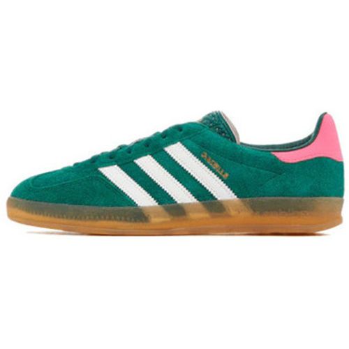 Sneaker Gazelle Indoor Collegiate Green Lucid Pink - Adidas - Modalova