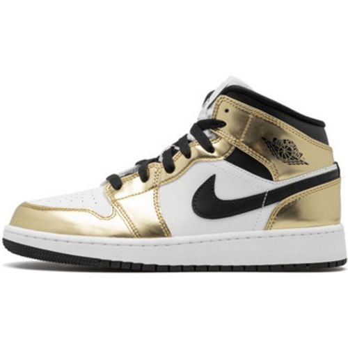 Sneaker Air Jordan 1 Mid White Metallic Gold - Nike - Modalova