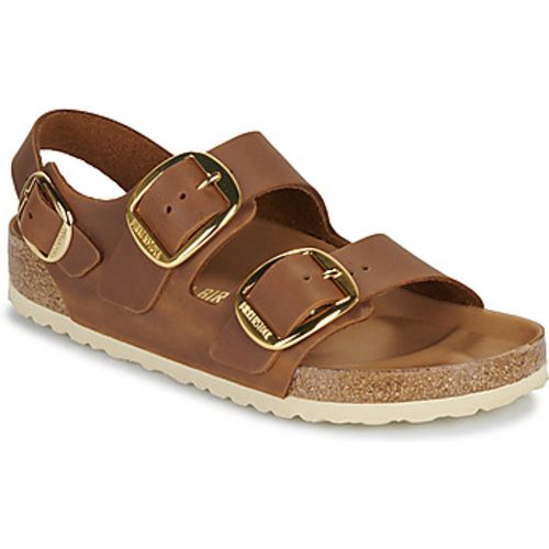 Pantoffeln Milano Big Buckle LEOI Cognac HEX - Birkenstock - Modalova