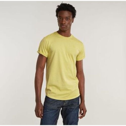 T-Shirts & Poloshirts D16396 2653 LASH GARMENT DYED-G475 LINDEN GREEN - G-Star Raw - Modalova