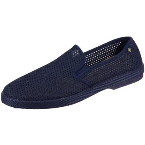 Herrenschuhe Slipper Classic 3204 marine marine Baumwolle mesh 3204 marine - Rivieras - Modalova