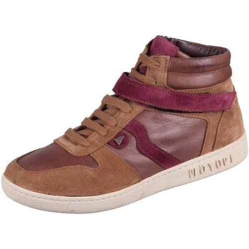 Sneaker 1024005 dark brown combi Leather Suede 1024005 - Mayori - Modalova