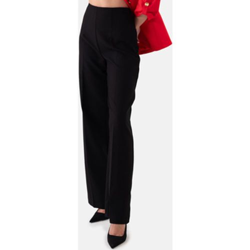 Hosen Black High Waist Wide Leg Women's Trousers - Just Like You - Modalova