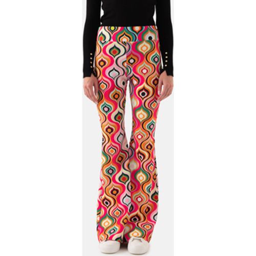 Hosen Colorful Patterned Bell Bottom Women's Trousers - Just Like You - Modalova