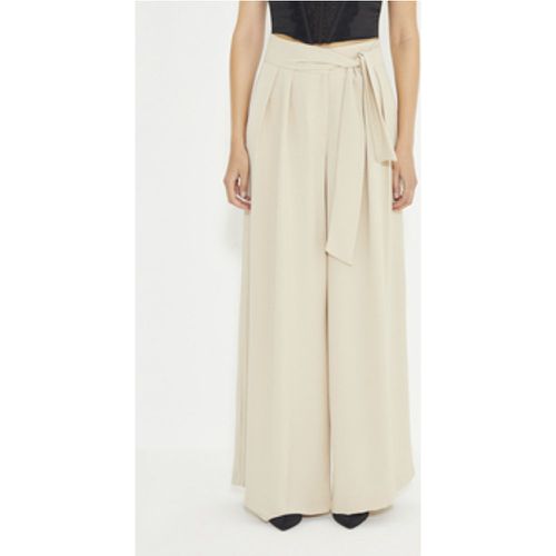 Hosen Pleated Belted Side Pocket Trousers - Just Like You - Modalova