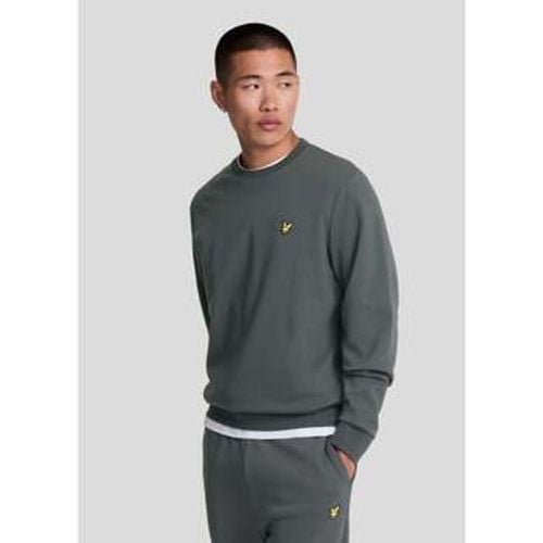 Pullover Interlock-Sweatshirt mit Rundhalsausschnitt – Gunmetal - Lyle & Scott - Modalova