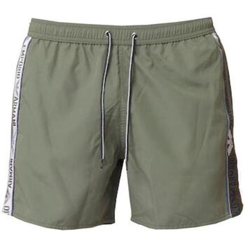 Badeshorts Beach Tape Logo Swim Shorts - Military Green - Emporio Armani - Modalova