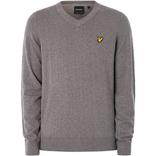 Pullover V-Ausschnitt-Strick Aus Baumwolle Und Merinowolle - Lyle & Scott - Modalova