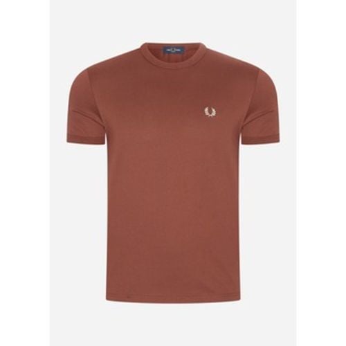 T-Shirts & Poloshirts Ringer t-shirt - whisky brown - Fred Perry - Modalova