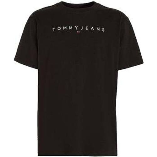 T-Shirts & Poloshirts Linear Logo T-Shirt Black - Tommy Jeans - Modalova