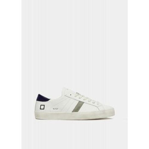 Sneaker M411-HL-CA-WL - HILL LOW-CALF WHITE-BLUE - Date - Modalova