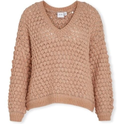 Pullover Evali Knit L/S - Natural Melange - Vila - Modalova