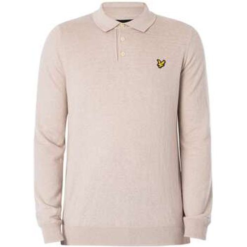 Poloshirt Langärmliges Strick-Poloshirt Aus Baumwolle Und Merinowolle - Lyle & Scott - Modalova