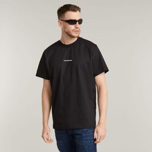 T-Shirts & Poloshirts D25677-C336 CENTER CHEST-6484 DK BLACK - G-Star Raw - Modalova