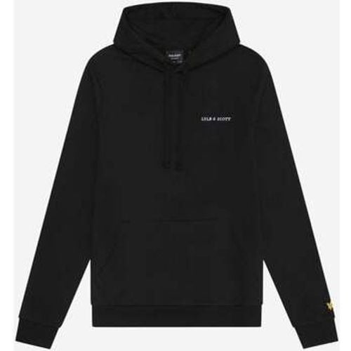 Sweatshirt Bestickter Kapuzenpullover – tiefschwarz weiß - Lyle & Scott - Modalova