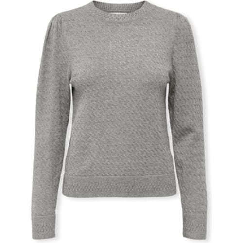 Pullover Katia Life Knit L/S - Medium Grey Melange - Only - Modalova